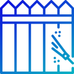 fence washing service icon blue 1 1